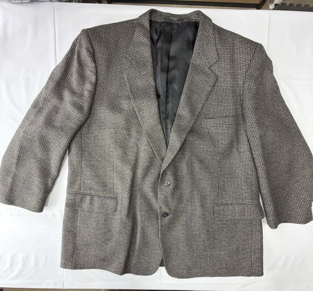 Dario di Napoli men’s jacket vintage 1990s Italy wool tweed Est size 52R see pic